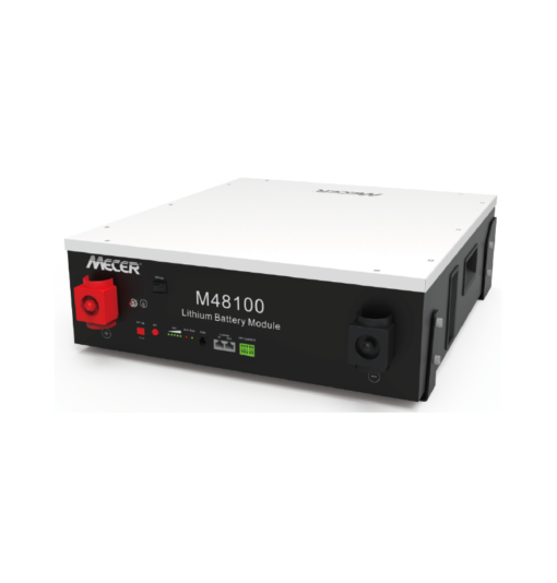 Mecer M48100 4.8kWh Lithium Battery Module – supports up to 40 units in parallel / 100Ah / 48V