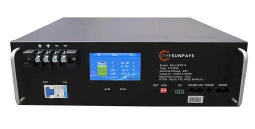 Solarix SunPays 48V 100Ah LiFePo4 Single Battery