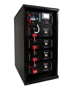 HUBBLE HV-204 High Voltage Battery Rack – 204V / 20.4KW (4 Packs of 16 Cell LiFePO4 Batteries)